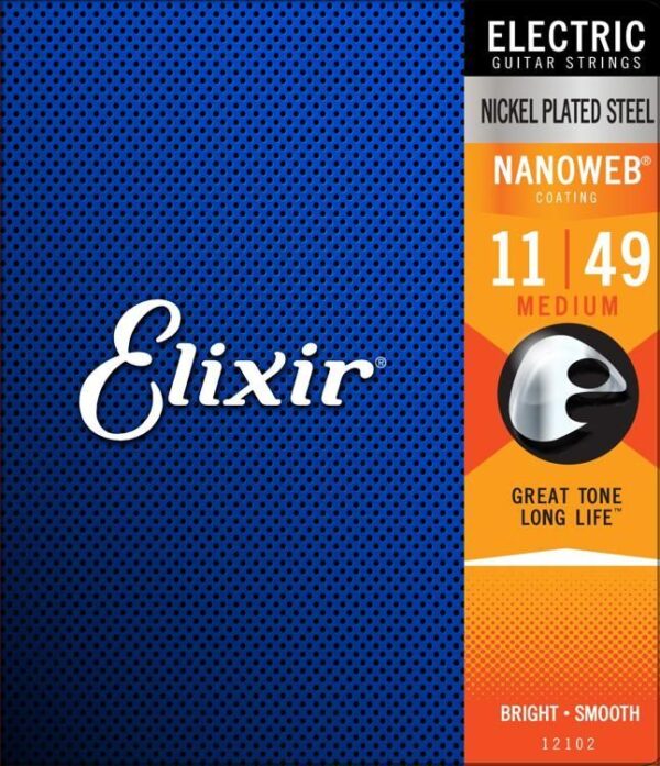 סט מיתרים לגיטרה חשמלית 0.11 ELIXIR NANOWEB