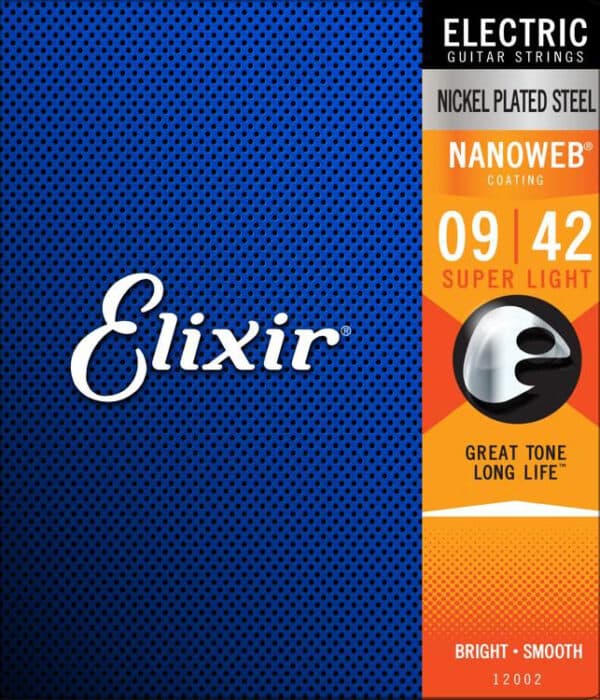 סט מיתרים לגיטרה חשמלית 0.09 ELIXIR NANOWEB