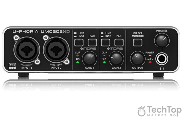 ⁦כרטיס קול Behringer UMC-202⁩ – תמונה ⁦3⁩